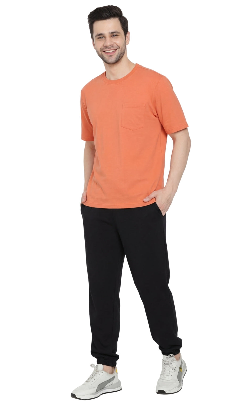 Men's Heavyweight Short Sleeve Crew Neck with Pocket T-Shirt