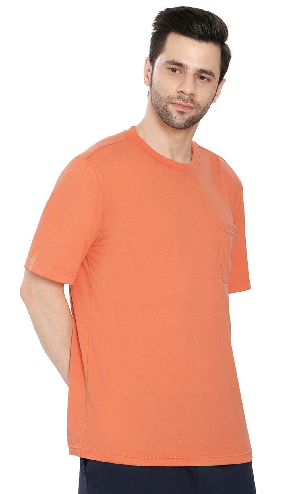 Men's Heavyweight Short Sleeve Crew Neck with Pocket T-Shirt